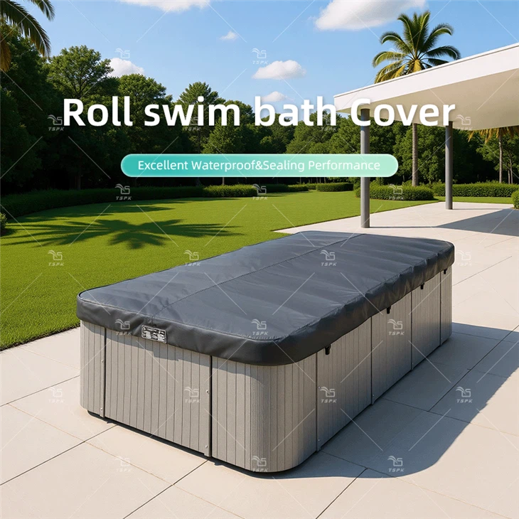 Swim Spa Cover Roll Up